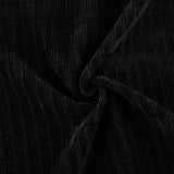 Black Velvet V-Neck Evening Party Short Dress