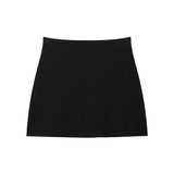 Pbong  Fast Selling Independent Station Women's Fashionable European Style Knit Jacket Mini Skirt Set Large Button Decor