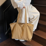 Japanese Canvas Women Shoulder Shopper Bag Female Student Book Tote Bags Large Blank Fashion Cotton Cloth Woman Handbags