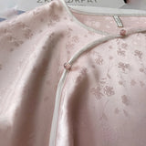 Pbong  Vintage Chinese Pajamas Long Sleeve Shirt&pants Home Clothes Women Spring Summer New Pyjamas Set Rayon 2PCS Nightwear Sleepwear
