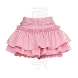 Black A- Line Mini Dress For Women Slimming Cake Skirt Smooths Your Silhouette Legging-Length Skirt Female