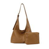 Korean Style Tote Bag Women's Underarm Large Capacity Single Shoulder Bag for Commuting And Class Street Trend PU Medium Size...