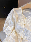 New Women's Shirt 2025 Spring Summer Chinese-style Short Sleeve High-end Ladies Tops Comfortable Temperament Lady Blouse