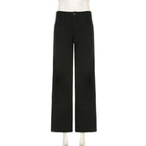 Pbong  Y2K Aesthetics Polka Dot Printed Flared Pants Women Casual Drawstring Full Length Trousers Fashion All Match Bottoms New