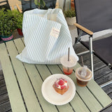 Korean Canvas Shoulder Shopper Bag for Women Large Girl Student Tote Book Bag Woman Fashion High Quality Female Handbags Purses