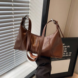 Pbong  Trendy Underarm Women's Bag New Korean Fashion Simple Dumpling Bag Large Capacity Commuting Single Shoulder Bag