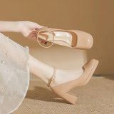 Pbong  Comfortable and Elegant Black Buckles Women's Sandals Pvc High Quality Daily Luxury Summer Low Price Korea Ladies Shoes Sales