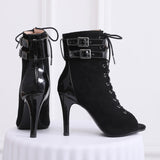 Boots Luxury Women's Comfy Breathable Prom Outdoor Latin Sexy For stilettos High Heels slippers Ballroom