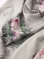 Floral Chiffon Floral Print 2 Piece Skirts Set Elegant Printed Bodycon Corset Top And Long Skirt Women Holiday Party Outfits