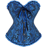 Sexy Lace Up Boned Gothic Corset Plus Size Body Shaper Clothing Women Steampunk Shapewear Bodysuit Waist Trainer Clothes Corsets