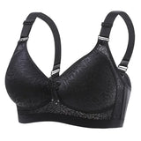 Pbong  2PCS High Quality Gathering Anti Sagging Women's Anti Glare Underwear Comfortable Seamless Plus Size Simple Natural Women's Bra