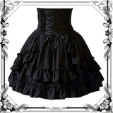 Pbong  Summer Y2k Gothic Retro Lolita Skirt Women Medieval Vintage Cake Skirt Fashion Cosplay Costume Fluffy Layered Puffy Skirt New