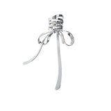 Women Alloy Hairpin Hair Crab Ladies Ponytail Punk Hair Clips Hair Claw Sliver Bow Styling Tools Fashion Hair Accessories Gift