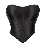 Steampunk Gothic Underbust Corset Vintage Bandage Bustier Sexy Tank Tops Shaping Lingerie Corsets Streetwear Fashion Clothing