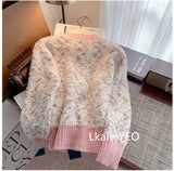 Autumn And Winter 2025 Elegant Korean Version Women Knitted Cardigan Sweater Coat Temperament Versatile Female Sweater Jacket