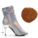 Boots Luxury Women's Comfy Breathable Prom Outdoor Latin Sexy For stilettos High Heels slippers Ballroom