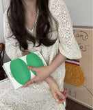 Hook Embroidery Puff Sleeve Spring Long Dress Korea Chic Lace V-neck Button 2025 New Dress A-line Hollow Beige Female Clothing