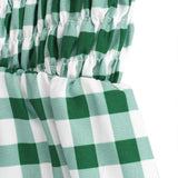 Summer New Women's Jumpsuits Streetwear Fashion Tank Sleeve Plaid Print Casual Slim Rompers Sexy Lady Backless Knitted Clothing