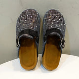 Pbong  Crystal Chunky Outdoors Slippers Shoes Summer Clogs Woman House Slippers Pantofle Luxury Slides Med Beach Designer Flip Flops