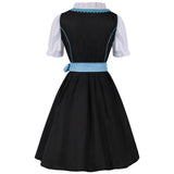 Women Beer Maid Oktoberfest Costume Traditional German Dirndl Fancy Dress Perfect for Carnival Halloween Theme Party for Female