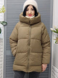 Women Winter Parkas Jacket Green Hooded Jacket Zatra Thick Puffer Coats Woman Winter Jackets For Girls Padded Parkas