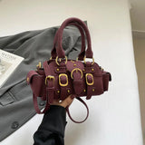 Small PU Leather Shoulder Bags for Women Luxury Designer Trend New Crossbody Bag Females Short Handle Handbags