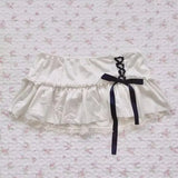 Pbong  Harajuku Punk Fashion American Mini Short Skirts Y2k Aesthetic New Fashion Lace Pleated Women Jupe Summer High Street Skirts