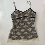 Summer Fashion Casual Streetwear Women Sleeveless Camisole Tops Punk Hip Hop Rock Y2K Emo Girls Chic Cute V-Neck sexy Baby Tops