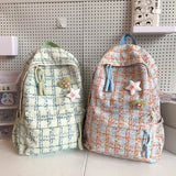 Pbong  Girl School Bag Backpack Back Pack For Teenager Women Children Female Pink Schoolbag Primary High Bagpack Class Teens Child Kids（No hanging accessory）
