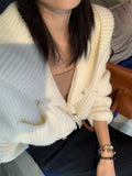 Women's Hooded Cardigan Button Up with Pocket Knitted Sweater Hoodie Slouchy Knitwear Fall Winter Casual Chic Outfit