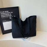 Japanese Canvas Women Shoulder Shopper Bag Female Student Book Tote Bags Large Blank Fashion Cotton Cloth Woman Handbags