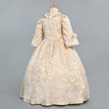 Victorian Children's Flower Dress Vintage Girls Renaissance Baroque Style Dresses