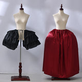 Pbong  Baroque Pannier Petticoat Women Victorian Bustle Hoops Ruffled Cages Skirt Cosplay Lolita Underskirt Crinoline