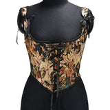 Elegant Lolita Corset Evening Party Retro Bustier Top Women Lingerie Sexy Slimming Bandage Underbust Corsets Streetwear Clothing