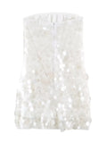 Pbong  Chic Sequined Women's Dress Sleeveless Tube Top Slim Mini Dresses Summer Autumn Fashion Female Vacation Holiday Robe New