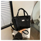 Pbong  Fashionable Soft Leather Bucket Bag Women's Crossbody Shoulder Bag Korean Style Simple Casual Commuting Handbag