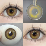 1 Pair Color Contact Lenses for Eyes Big Eye Lenses Blue Contacts Gray Lenses Brown Lenses Yearly Cosmetic Eye Lenses