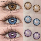 1 Pair Korean Lenses Colored Contact Lenses for Eyes Big Eye Lenses Brown Lenses Blue Eye Lenses High Quaility Lense