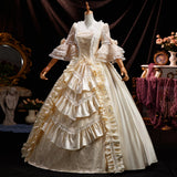 Victorian Marie Court Evening Dresses Baroque Historical Renaissance Theater Masquerade Party Gowns