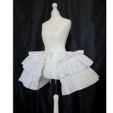 Pbong  Baroque Pannier Petticoat Women Victorian Bustle Hoops Ruffled Cages Skirt Cosplay Lolita Underskirt Crinoline