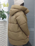 Women Winter Parkas Jacket Green Hooded Jacket Zatra Thick Puffer Coats Woman Winter Jackets For Girls Padded Parkas