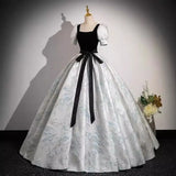 Pbong  Evening Dress Birthday Temperament Banquet Fluffy Skirt Square Collar Formal Dress Women Elegant Evening Dresses