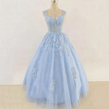 Blue Elegant Evening Dress New Banquet One Shoulder Vocal Art Exam Performance Host Adult Pongsa Dress Customization