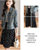 New Spring Summer 2025 Loose Versatile Elegant Women's Denim Coat Casual Temperament Korean Version Female Cowboy Outwear