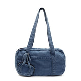 Pbong  Korean Shoulder Tote Bag for Women Trend Canvas Large Woman Hand Bag Fashion Shopper with Zipper Designer Female Handbags  black bag tote bag