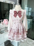 Pbong  French Style Sweet Cute Polka Dot Splicing Dress Lace Bow Korean Fashion Dresses New Design Slim Waist Lady Y2k Mini Dress