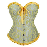 Sexy Lace Up Boned Gothic Corset Plus Size Body Shaper Clothing Women Steampunk Shapewear Bodysuit Waist Trainer Clothes Corsets