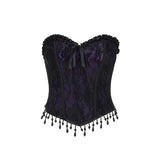 Gothic Crop Tops Black Spaghetti Strap Corset Tops New Goth Punk Grunge Fairy Core Sexy Y2K Halloween Clothing