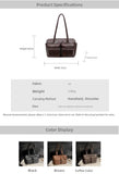 Pbong  High Capacity Travel Bag Women's Commuter Shoulder Bag Fitness Dance Storage Large Capacity Handbag Stylish PU Material