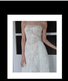 Pbong  Retro Lightweight Lace Bridal Gown with Train for Bride Elegant Morning Robe Outdoor Wedding Dress Chinese Manufacturer